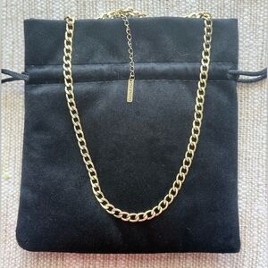 Hey Harper Gold Curb Chain Necklace